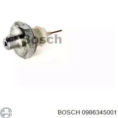 Купити 0986345001 Bosch Датчик тиску масла
