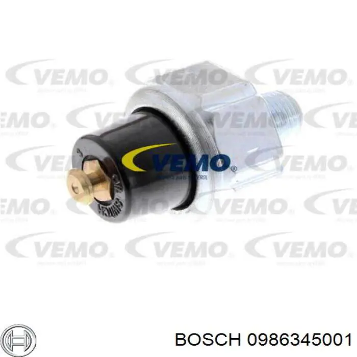 0986345001 Bosch Датчик показника тиску масла