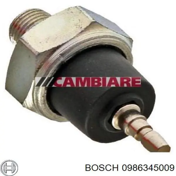 Датчик тиску масла 0986345009 Bosch