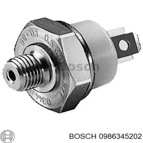 Датчик тиску масла 0986345202 Bosch