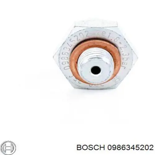Датчик тиску масла двигуна Bosch 0986345202