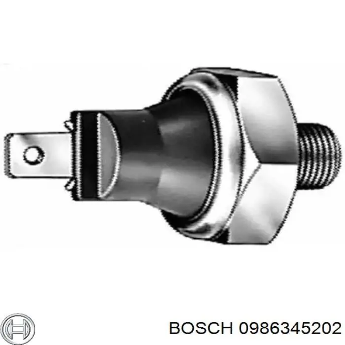 0986345202 Bosch Датчик показника тиску масла