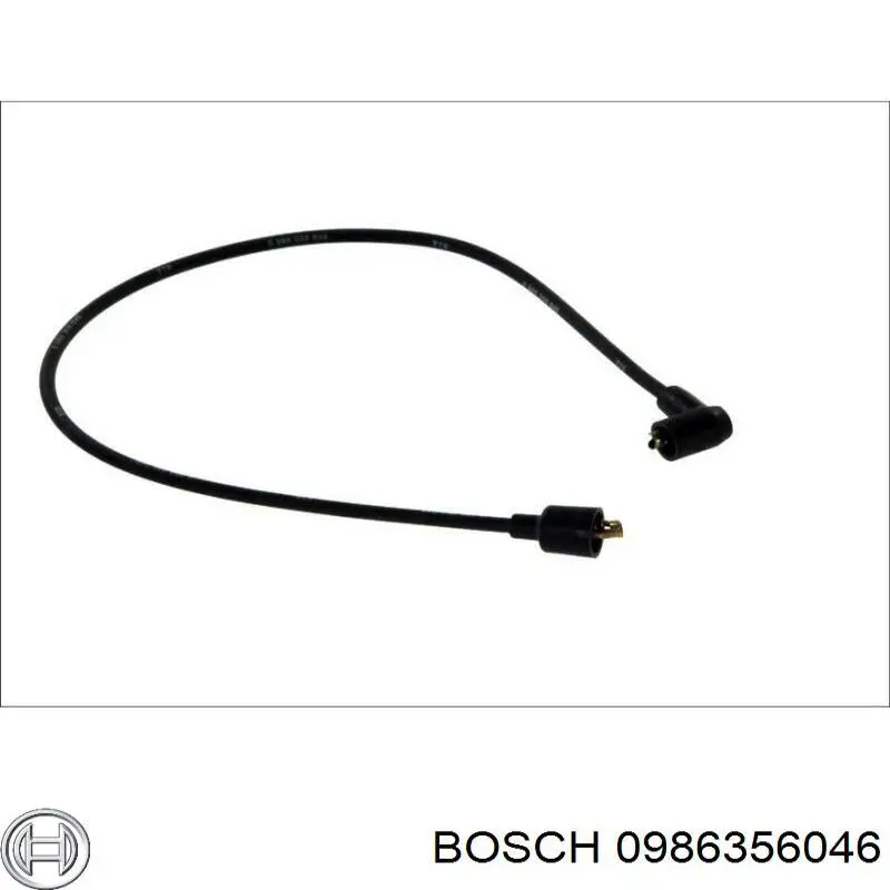 986356046 Bosch дріт високовольтний, центральний