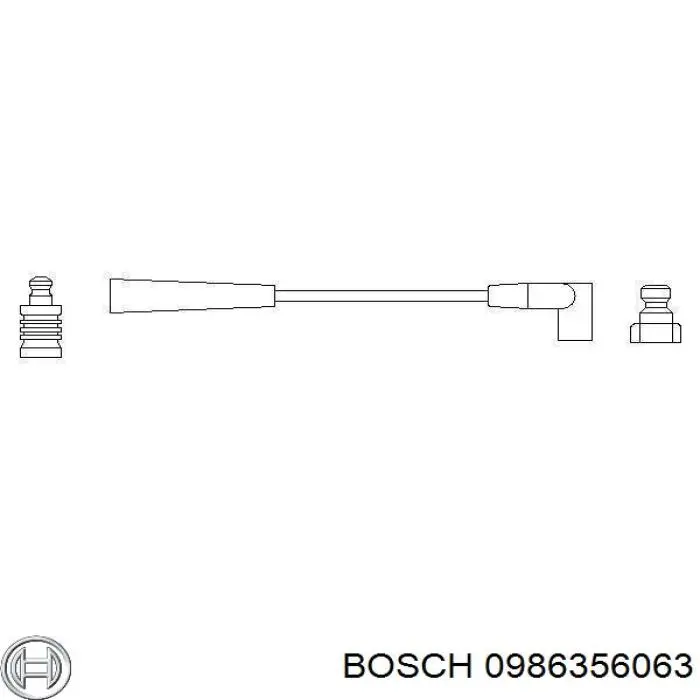 Дроти запалювання Bosch 0986356063 ціна, від 3.70 USD