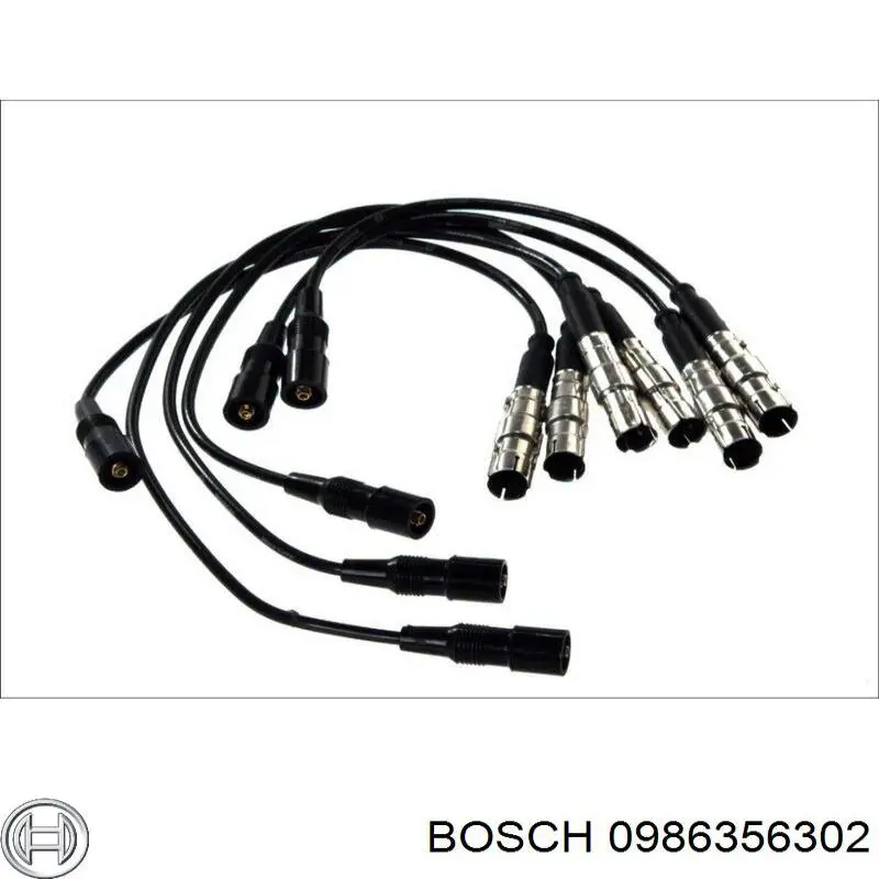 0986356302 Bosch дріт високовольтні, комплект