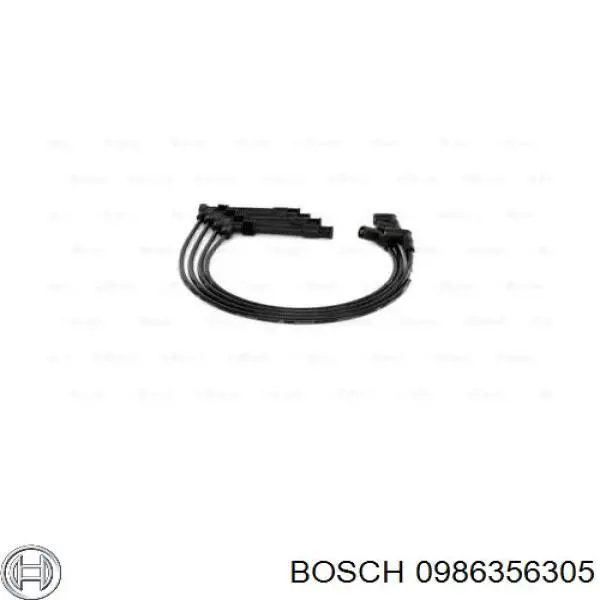 0986356305 Bosch дріт високовольтні, комплект