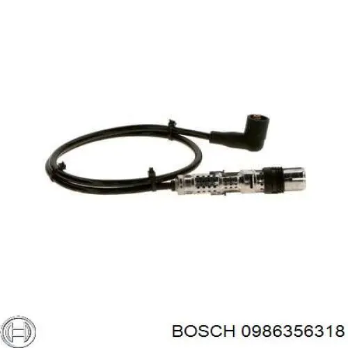 0986356318 Bosch дріт високовольтні, комплект