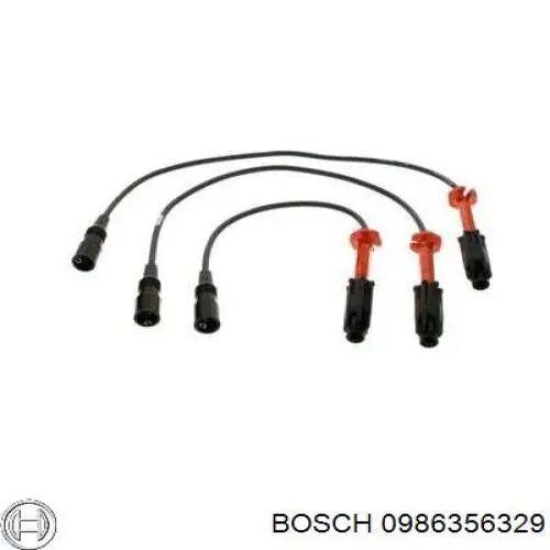 0986356329 Bosch дріт високовольтні, комплект
