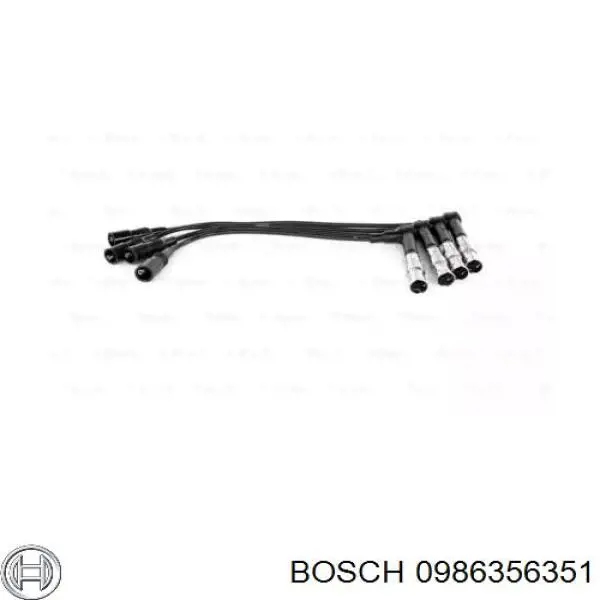 Купити 0986356351 Bosch Провід високовольтні, комплект