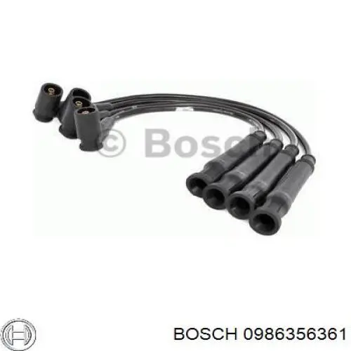 0986356361 Bosch дріт високовольтні, комплект