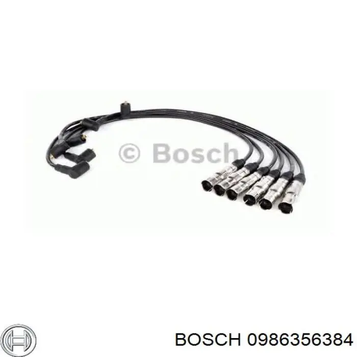 Дріт високовольтний, комплект 0986356384 Bosch