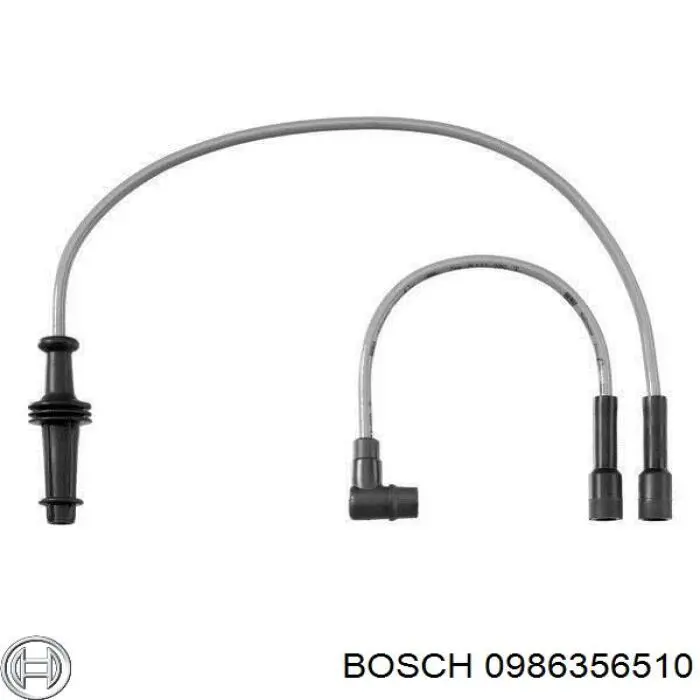 0986356510 Bosch Проводи високовольтні