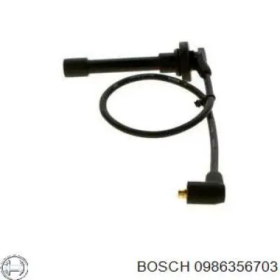 0986356703 Bosch дріт високовольтні, комплект