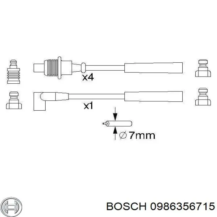 Купити MSQ0030 Magneti Marelli Провід високовольтні, комплект