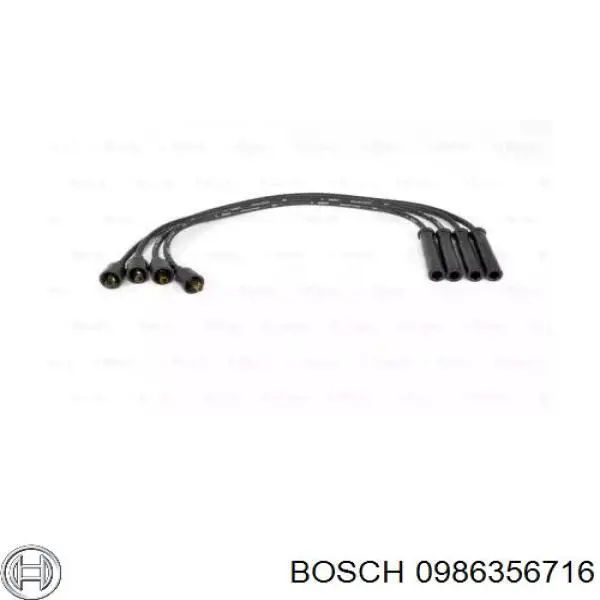 Високовольтні дроти 0986356716 Bosch