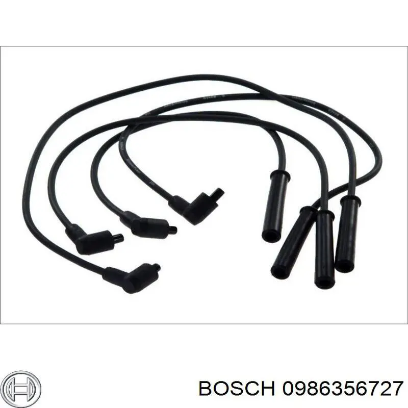 0986356727 Bosch дріт високовольтні, комплект
