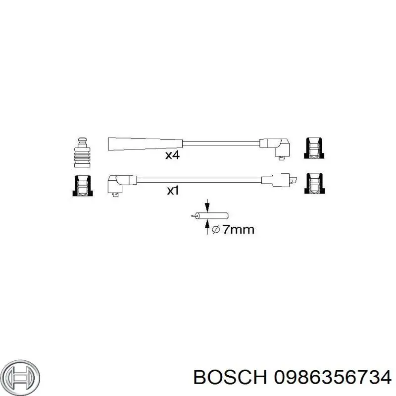 Високовольтні дроти MSK1071 Magneti Marelli