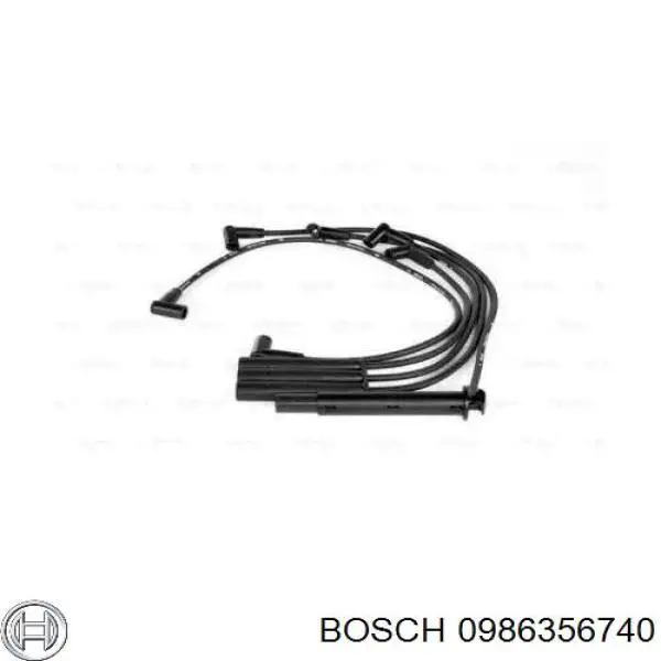 Високовольтні дроти 0986356740 Bosch