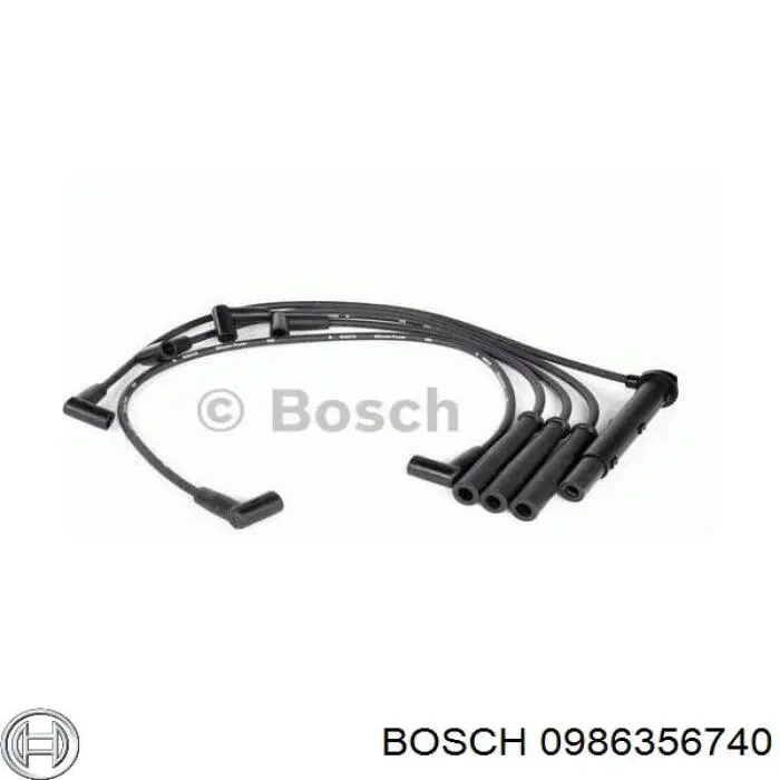 Високовольтні дроти 0986356740 Bosch