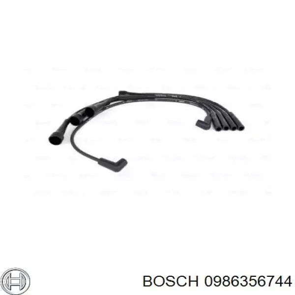 0986356744 Bosch дріт високовольтні, комплект
