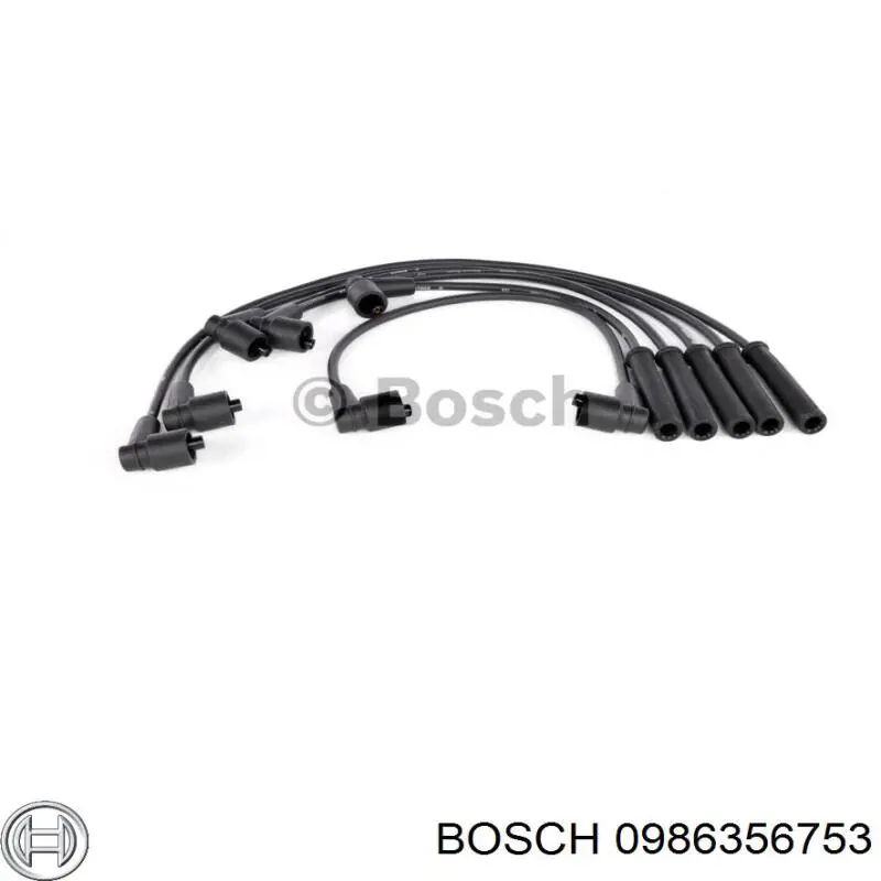 0986356753 Bosch дріт високовольтні, комплект