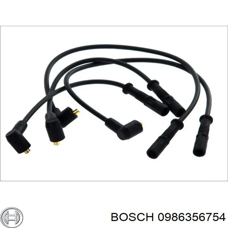 0986356754 Bosch дріт високовольтні, комплект