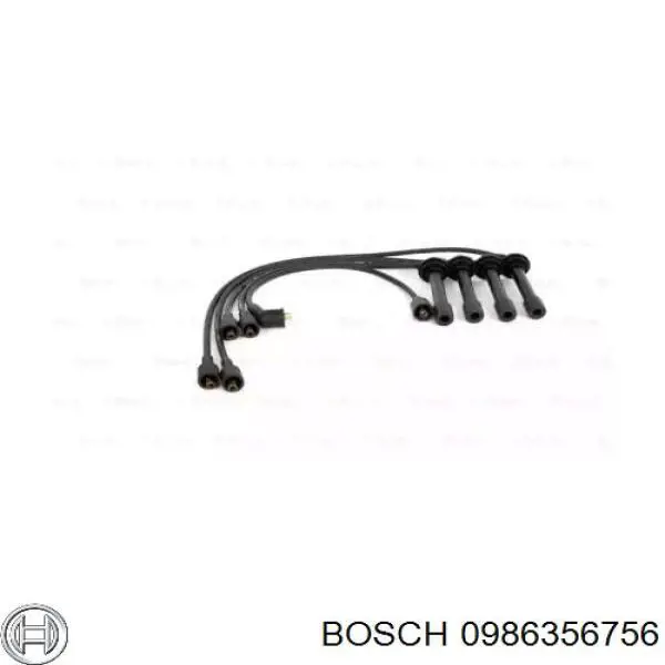 Дріт високовольтні, комплект 0986356756 Bosch