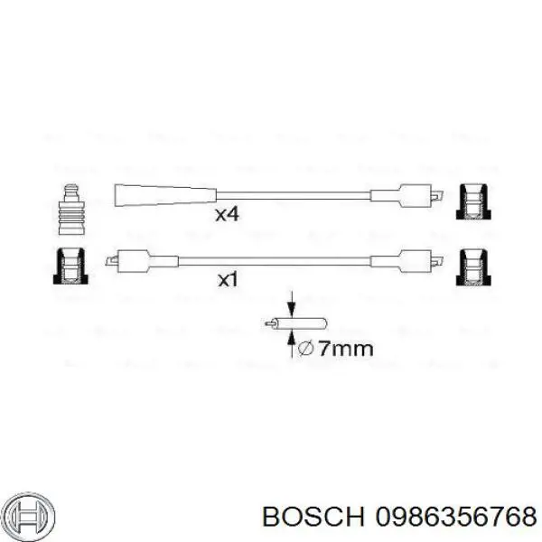 Дріт високовольтний Mazda JEA61814X