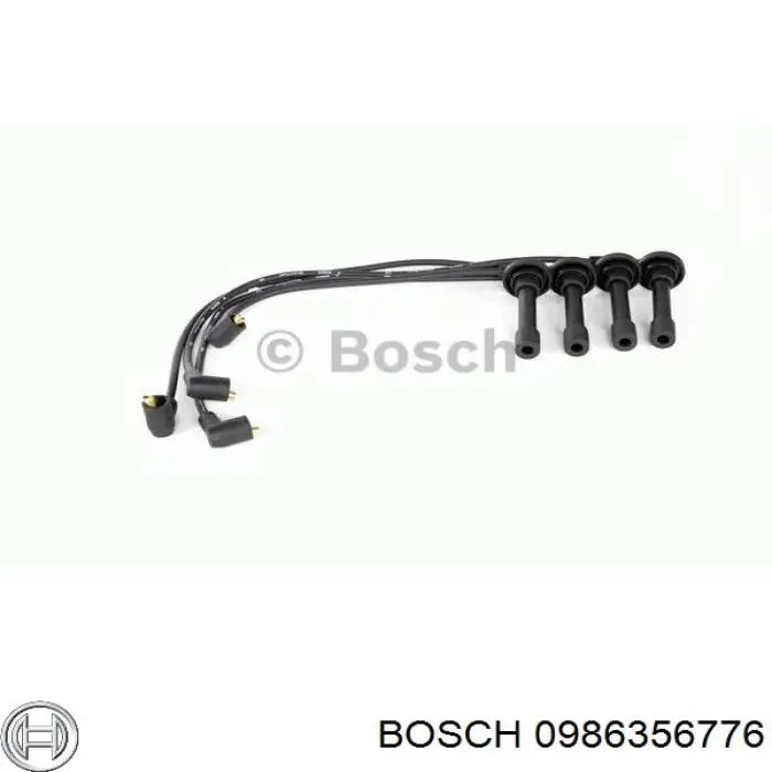 0986356776 Bosch дріт високовольтні, комплект