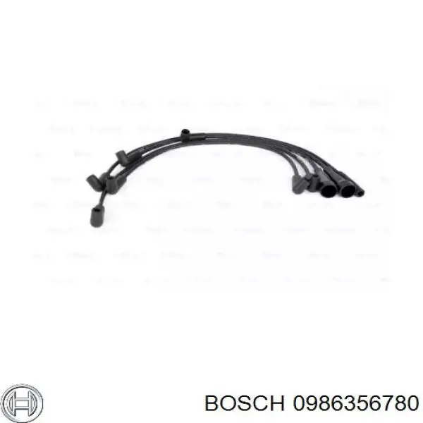 0986356780 Bosch Проводи високовольтні