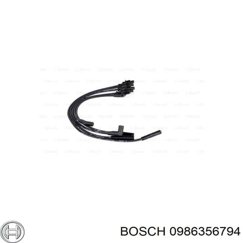 0986356794 Bosch дріт високовольтні, комплект