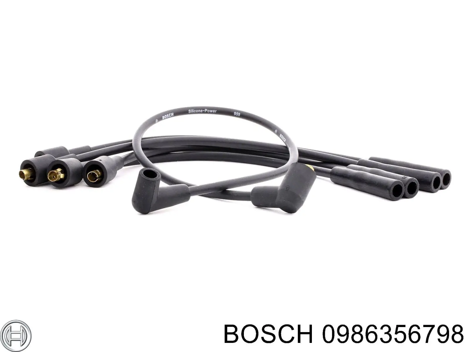 0986356798 Bosch дріт високовольтні, комплект