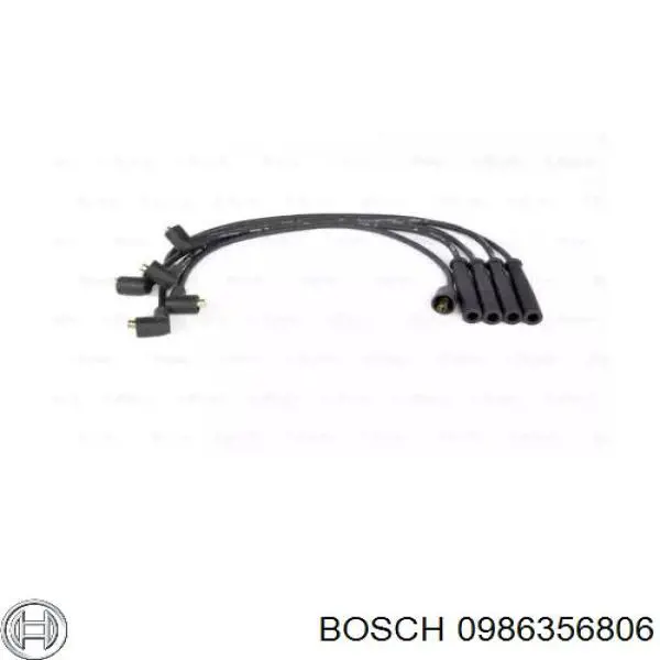 0986356806 Bosch дріт високовольтні, комплект