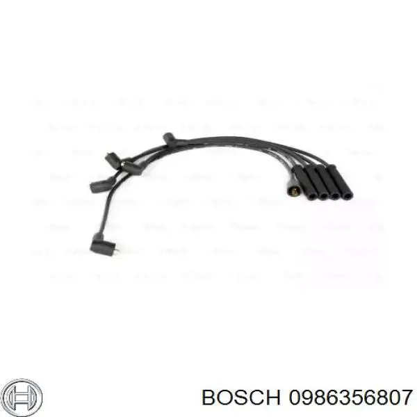 Дріт високовольтні, комплект 0986356807 Bosch