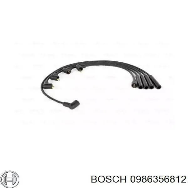 Дріт високовольтний, комплект 0986356812 Bosch