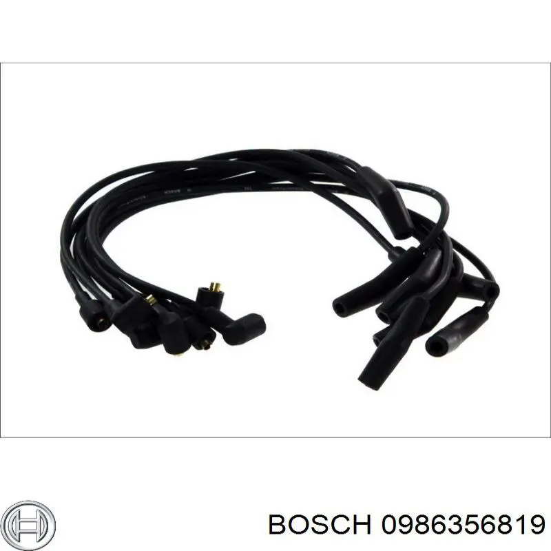 0986356819 Bosch дріт високовольтні, комплект
