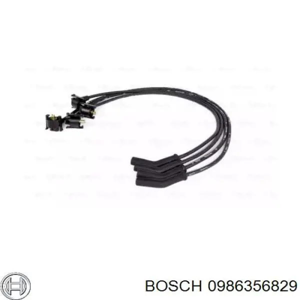 Дроти запалювання Bosch 0986356829 ціна, від 19.96 USD