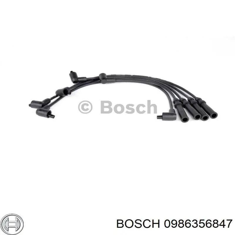 0986356847 Bosch дріт високовольтні, комплект