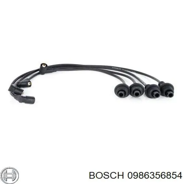 0986356854 Bosch дріт високовольтні, комплект