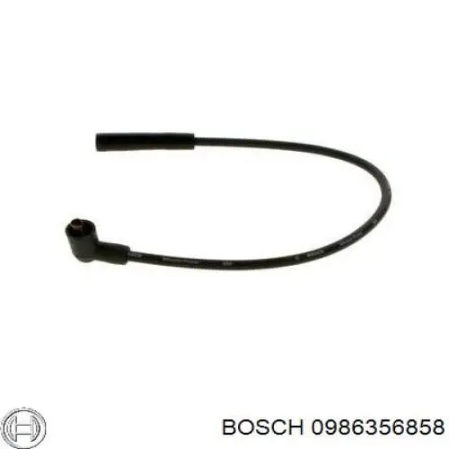 0986356858 Bosch дріт високовольтні, комплект