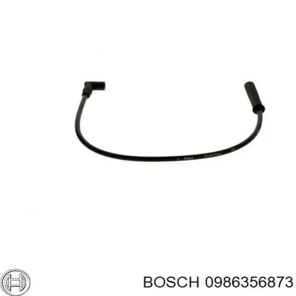 0986356873 Bosch дріт високовольтні, комплект