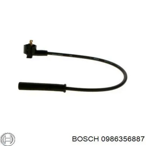 0986356887 Bosch дріт високовольтні, комплект
