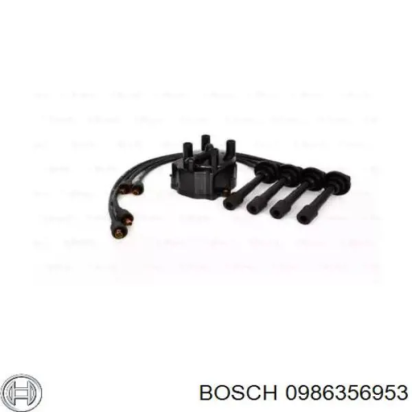 0986356953 Bosch дріт високовольтні, комплект