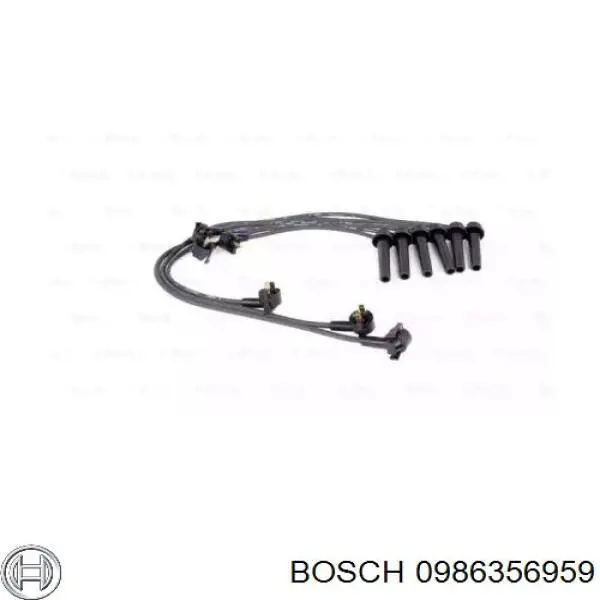Дроти запалювання Bosch 0986356959 ціна, від 51.81 USD