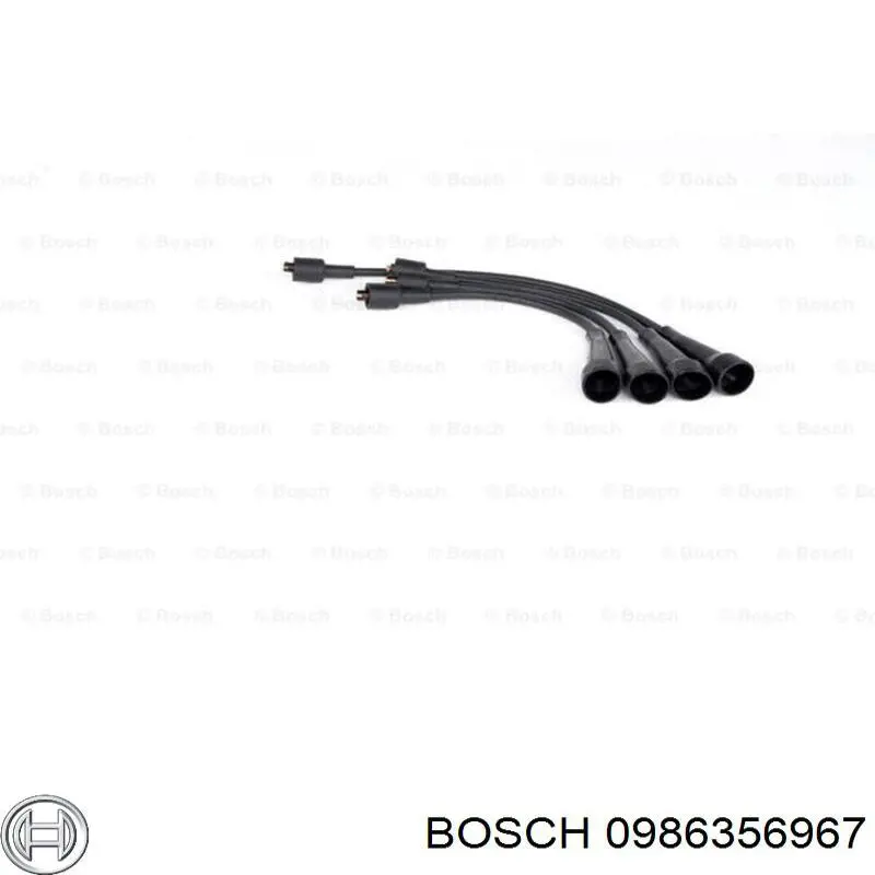 Дріт високовольтний, комплект 0986356967 Bosch