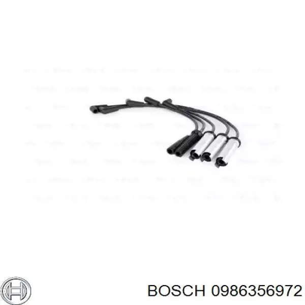 0986356972 Bosch дріт високовольтні, комплект