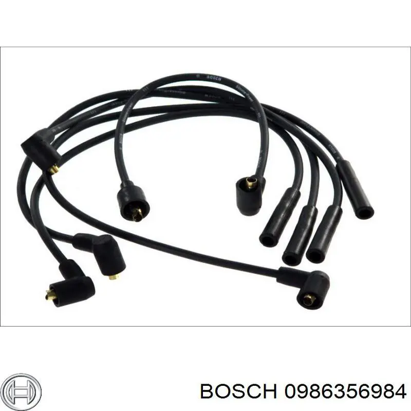0986356984 Bosch дріт високовольтні, комплект