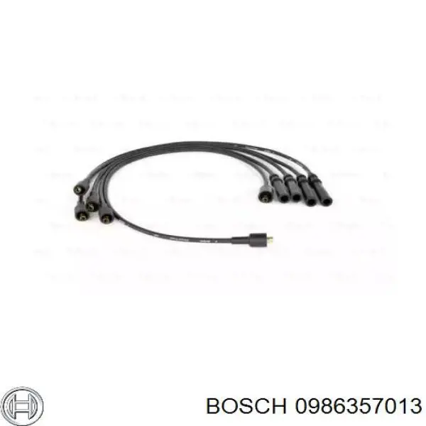 0986357013 Bosch дріт високовольтні, комплект