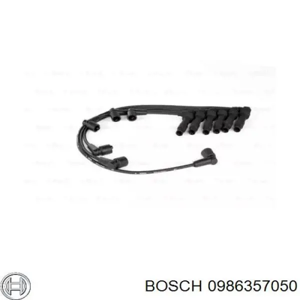 Дріт високовольтні, комплект 0986357050 Bosch