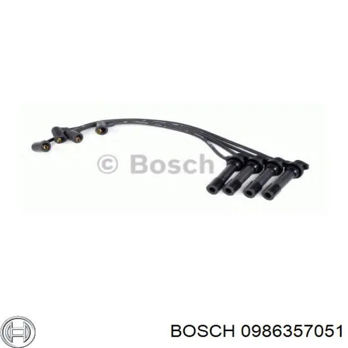 0986357051 Bosch дріт високовольтні, комплект